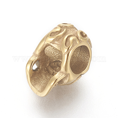 Европейские бусины из нержавеющей стали 304 STAS-F150-103G-1