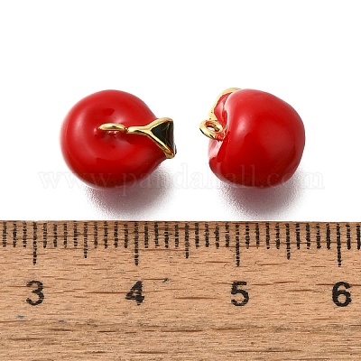 Подвески из латуни с эмалью в стойку KK-M079-14A-G-1