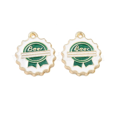 Pendentifs d'émail en alliage&nbsp;FIND-H020-01A-G-1