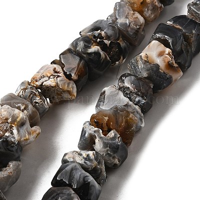 Природные агата самородки постепенные бисер пряди&nbsp;G-H001-50-1