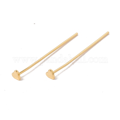 Латунные штифты в форме сердца FIND-B009-01G-1