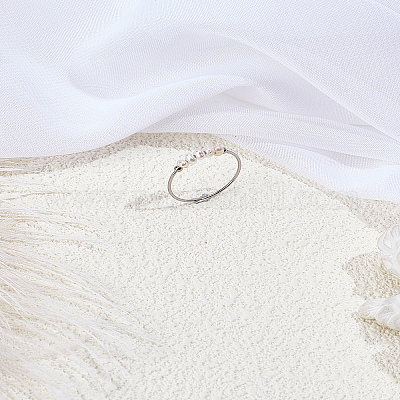 1 шт. кольца из нержавеющей стали для женщин&nbsp;RJEW-LP0002-31P-1