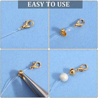 200 шт. 2-х цветные латунные крышки для обжимных бусин KK-SP0001-88-1