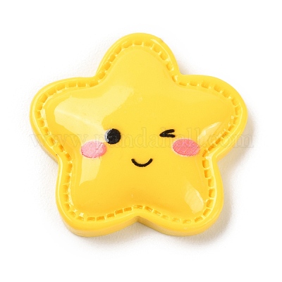 Кабошоны из непрозрачной смолы на тему животных RESI-E046-01L-1