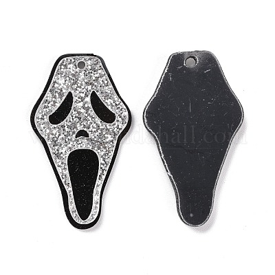 Непрозрачные акриловые подвески&nbsp;X-MACR-M020-10-1