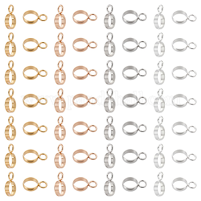 80 шт. 4-х цветные дужки из нержавеющей стали 304 STAS-UN0027-75-1