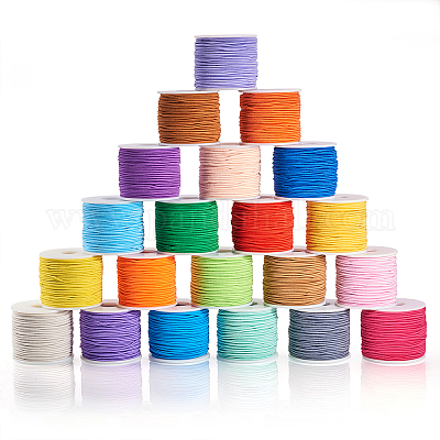 5 Yards 2MM Nylon Round Elastic Cord Stretch Cord Jewelry Making