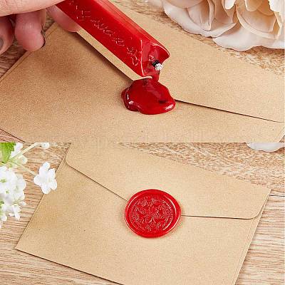 Sealing Wax Sticks Single - Wax Seal Stamp Sticks with Wicks (20