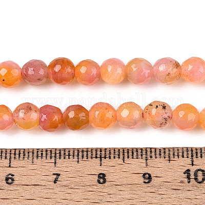 Окрашенные природные белый нефрит бисер пряди G-T139-6mm-60-09-1