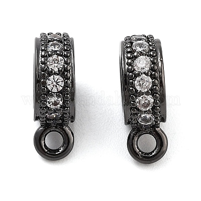 Стеллажное покрытие латунь микро паве кубический цирконий трубчатые поручни KK-Z052-01B-1