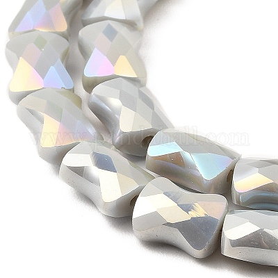 Нити стеклянных бусин ab цветной пластины EGLA-P051-06A-B10-1