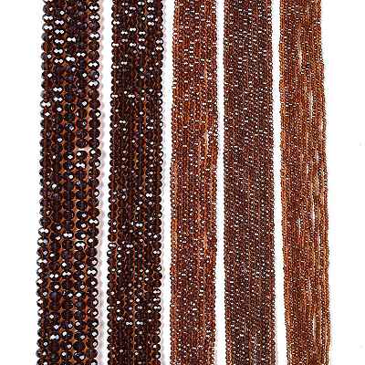 Стеклянные бусины с гальваническим покрытием  EGLA-A044-T2mm-A02-1