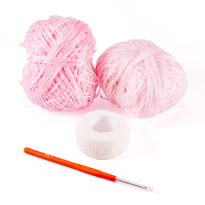 2 моток полиэфирной пряжи DIY-MB0003-08-1