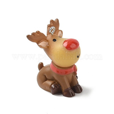 Подвески из непрозрачной смолы на рождественскую тематику RESI-I336-01P-02-1