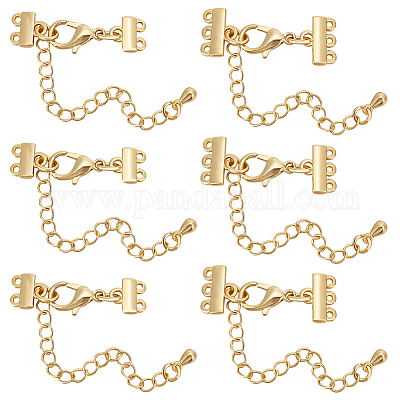 Wholesale Beebeecraft 4Pcs Brass Box Clasps 