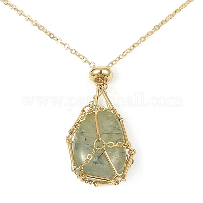 Латунный мешочек для макраме NJEW-TA00100-02-1