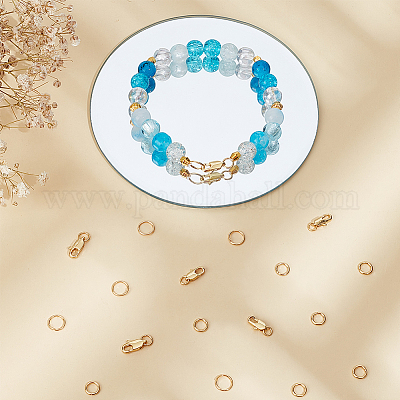 Стойки обшивки латунь когтя омара застежками KK-BBC0009-99-1