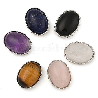 Многорядные звенья из натуральных смешанных драгоценных камней KK-M304-03P-1