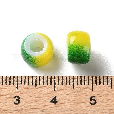 Европейские бусины из АБС-пластика KY-G033-02A-04-1