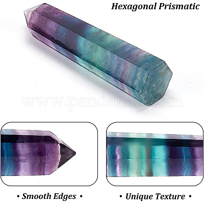 Украшение дисплея скульптуры из натурального флюорита G-WH0021-30-1