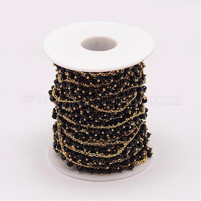 Ручной цепи стекло бисером&nbsp;AJEW-P061-A08-1