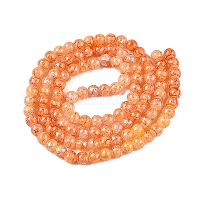 Волочильный треск бисер пряди GLAA-N006-8mm-12-1