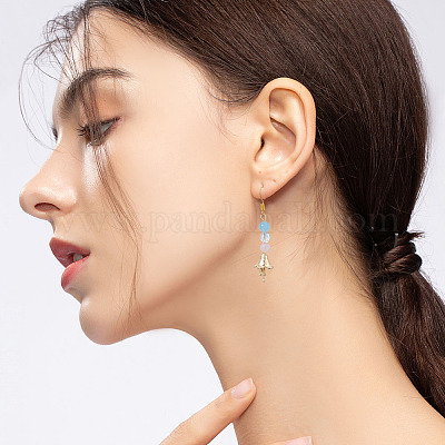 10 шт. латунные штифты в форме цветка KK-GO0001-49-1