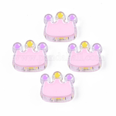 Прозрачные акриловые бусины ACRC-S039-08F-1