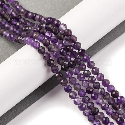 Natürlichen Amethyst Perlen Stränge&nbsp;G-F770-C07-02AB-1