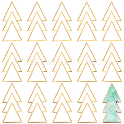 16 шт. латунные филигранные соединительные звенья KK-BC0011-71-1