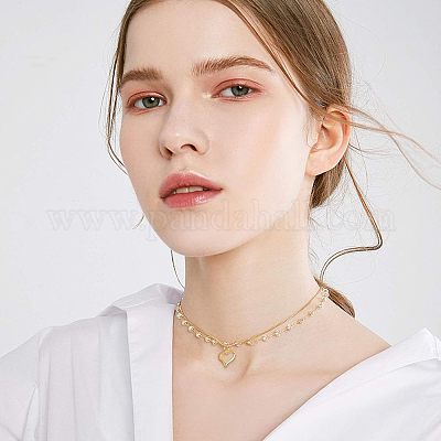 Подвески в виде открытого сердца из нержавеющей стали 304 STAS-UN0003-61-1