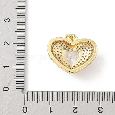 5 шт. Латунные подвески с микропаве KK-B141-05G-02-1