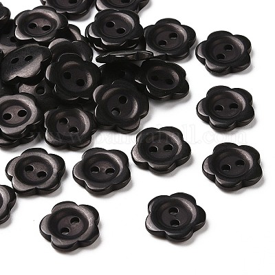 Пуговицы из смолы RESI-D031-15mm-02-1