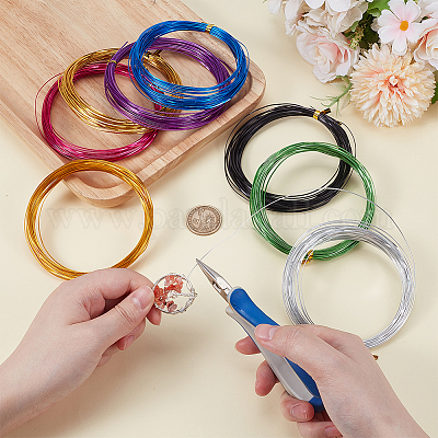 8 рулон 8-х цветной плоской алюминиевой проволоки AW-BC0003-40-1