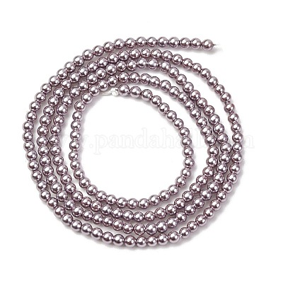 Гальванические оболочки жемчужные бусы пряди BSHE-G041-2mm-02-1
