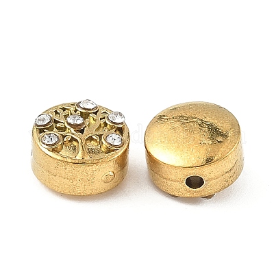 Бусины из хрусталя и страз из нержавеющей стали 304 STAS-U050-01A-G-1