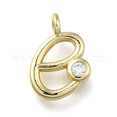 Латунные микро проложить кубического циркония подвески KK-B132-12G-E-1