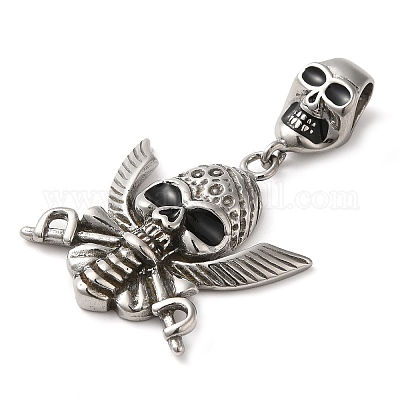 Эмалевые подвески из нержавеющей стали 304 на Хэллоуин STAS-Q317-05F-AS-1