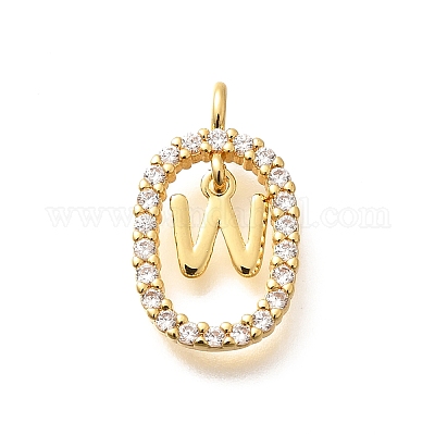 Латунные микро проложить кубического циркония подвески ZIRC-P123-01G-W01-1