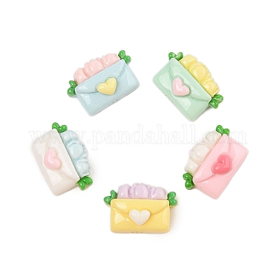 Непрозрачные кабошоны из смолы CRES-M037-05F-1