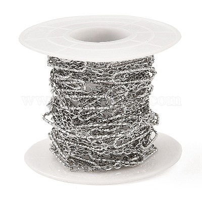 Цепи из нержавеющей стали 304 ручной работы с овальными звеньями CHS-G025-03P-1