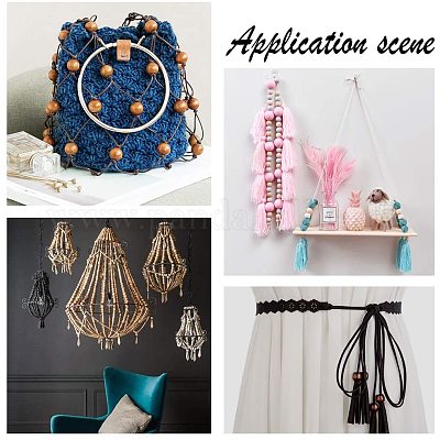 Круглые деревянные бусины&nbsp;WOOD-PH0008-55A-1