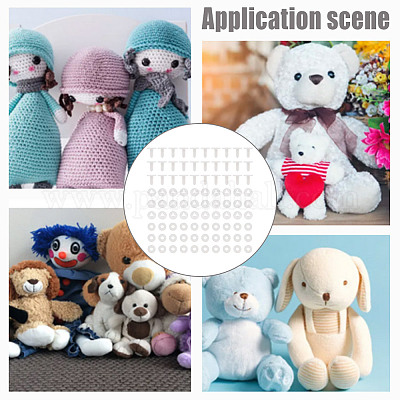 30 комплект пластиковых кукольных суставов DOLL-GO0001-06B-1