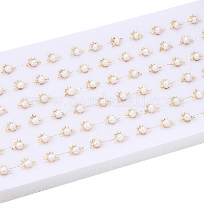 Серьги-гвоздики с натуральным жемчугом PEAR-N022-B04-1