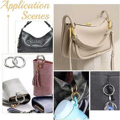 3 шт. 3 стиля ионного покрытия (IP) 304 пружинные затворные кольца из нержавеющей стали STAS-UN0033-63-1