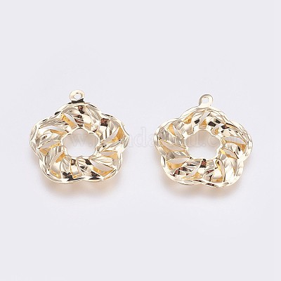 Латунные подвески&nbsp;LS-KK-I622-46G-B-NF-1