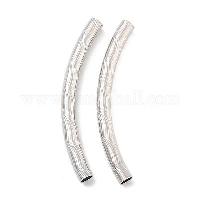 Латунные трубки изогнутой бисера KK-B120-01G-P-1