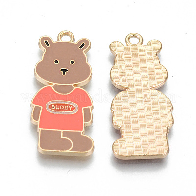 Подвески из эмали и сплава X-ENAM-T011-07KC-RS-1