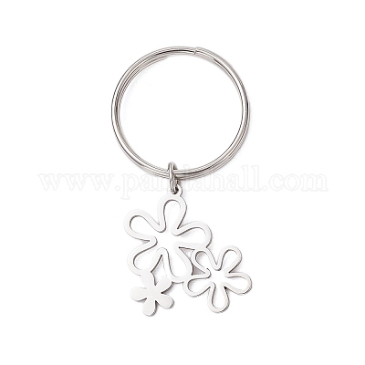 201 брелок из нержавеющей стали KEYC-JKC01184-03-1