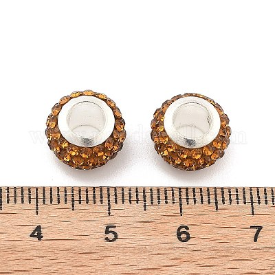 Рондель полимерная глина европейские бусины FIND-U001-01N-1